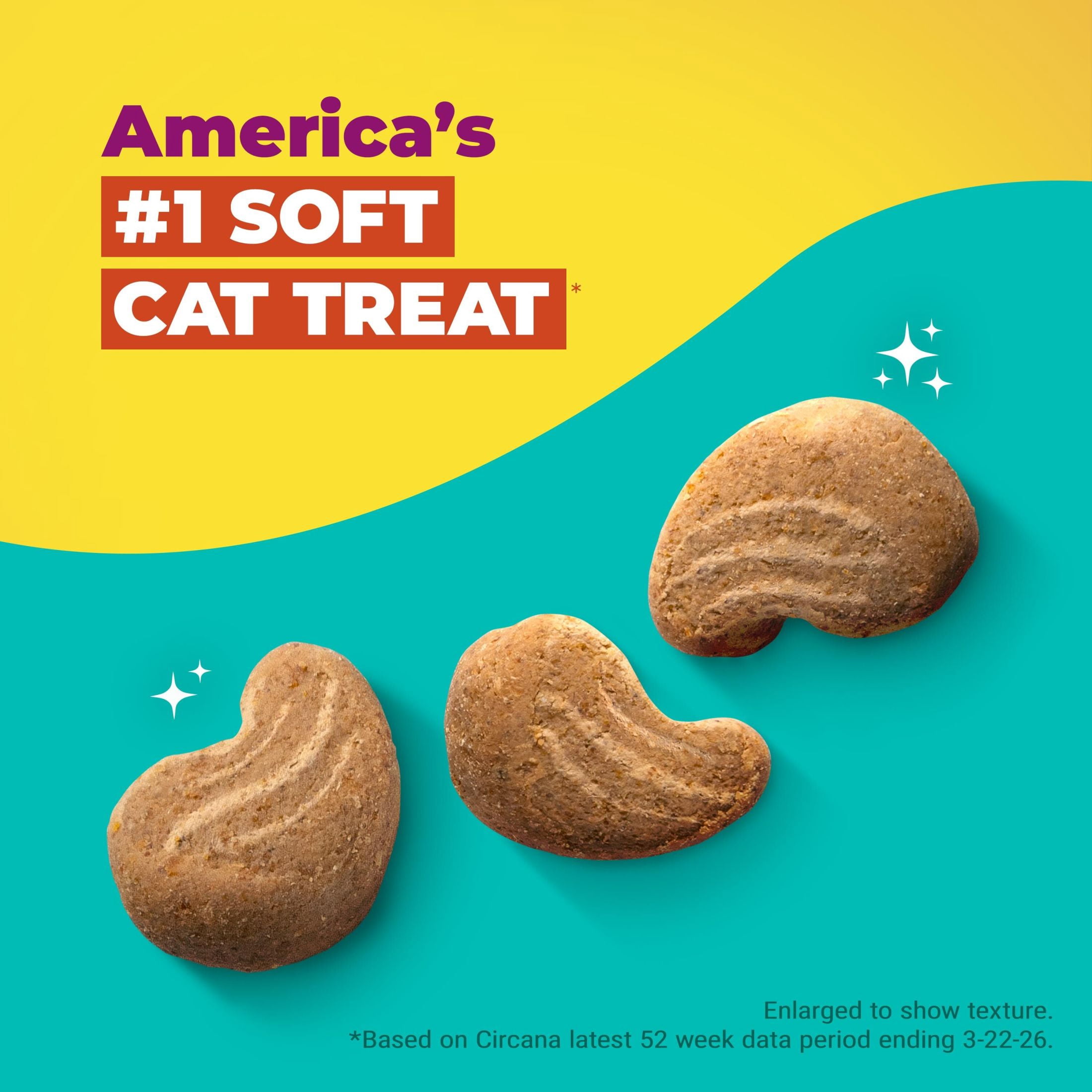 (12 pack) Meow Mix Irresistibles Soft Cat Treats Made with Real Salmon, 12 oz Pouch