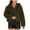 Army Green, variant on Rutainlusire Womens Fashion Trendy Casual Warm Comfy Hooded Faux Furry Cardigan Jackets 2025 Women's Loose Knit Cardigan Coat Long Hair With Lining Long Sleeve Drop Shoulder Sleeve Hooded Top