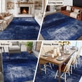 thumbnail image 6 of Navy Blue Large Area Rugs for Bedroom Living Room, Soft Non Slip Carpet Bedside Rug, Retro Oil Painting Modern Abstract Art Aesthetics Rectangular Floor Cover Kitchen Accent Rug 5'x8' for Office, 6 of 9