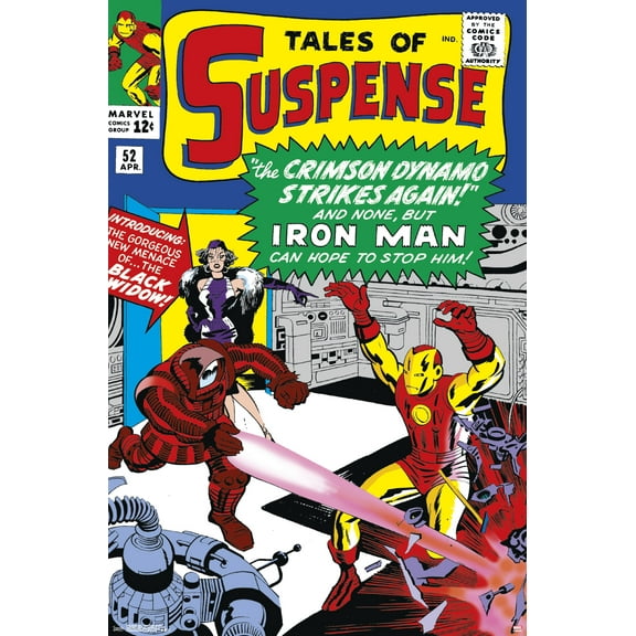 Marvel Comics - Black Widow - Tales of Suspense Cover #52 Wall Poster, 22.375" x 34"