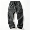 thumbnail image 5 of Men Stretch Cargo Trousers Light Multi Storage Reinforced Ripstop Field Travel Pants S-XL（1 piece）, 5 of 10
