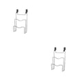 thumbnail image 4 of Moyic Estante sin clavos para ollas, tapas para sartenes, puerta trasera de cocina, placa para puerta de armario, soporte para estante, Type1 NO1, 4 of 6