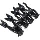 thumbnail image 1 of 4 Uds Clip elástico salón pinzas para la ropa a prueba de viento silla soporte para toallas Clip para silla de piscina Clips para manta silla de playa Clips para toallas Clips para toallas negro 11*4, 1 of 5