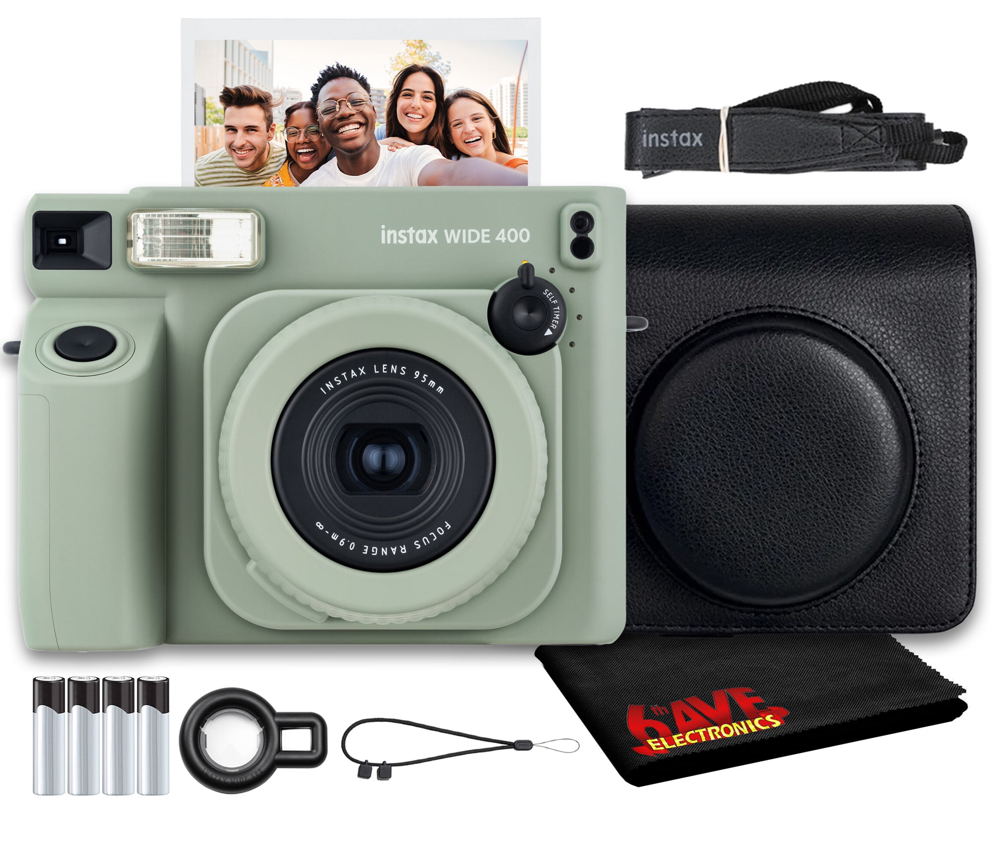Fujifilm INSTAX 210 Instant Photo Camera Kit with 5 Twin Pack of