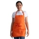 thumbnail image 1 of Delantal Chef Works Unisex con Tres Bolsillos en Color Mandarina, 1 of 5