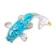 thumbnail image 1 of Decoración del hogar y del automóvil en forma de pez de grava de cristal de jade azul con pegamento, 1 of 4