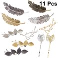 thumbnail image 4 of 11pcs hoja de metal Retro Bobby Pin Pearl Hair Folder Bangs Clip calambre lateral para mujeres niñas, 4 of 7