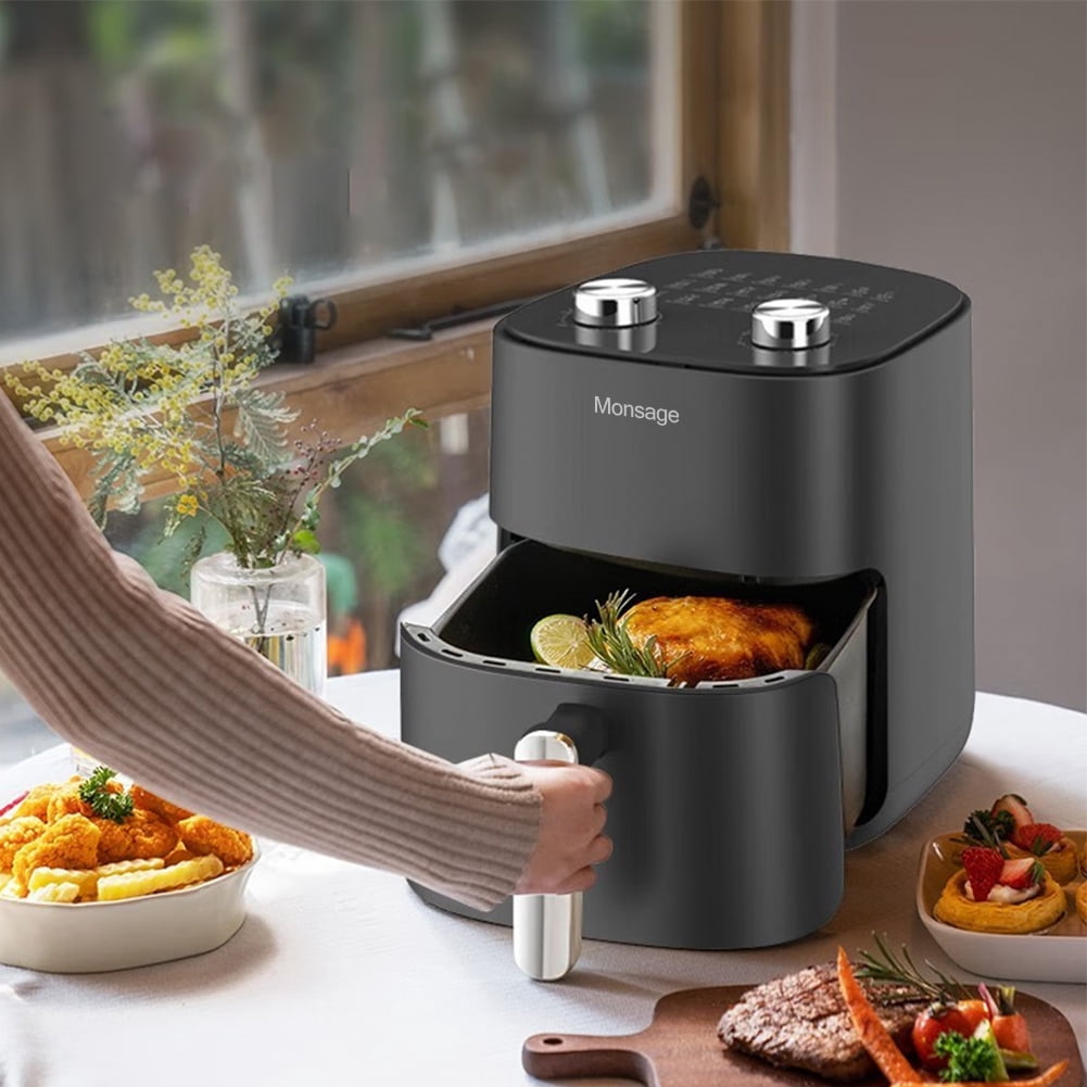 Monsage Air fryers, Air Fryer 8Qt Plus Oilless 8-in-1 Family Size AirFryer,Easy Viewing Window and Fast Healthy cooking
