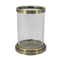 thumbnail image 6 of Better Homes & Gardens Clear & Brass Glass Hurricane Candle Holder, 4", 6 of 13