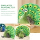 thumbnail image 2 of Juguete de pavo pellizos adorables peluche peafowl para niños de payas realizados juguete para payas real, 2 of 6