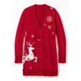 thumbnail image 6 of Woman Within Plus Size Holiday Motif Cardigan Sweater, 6 of 6