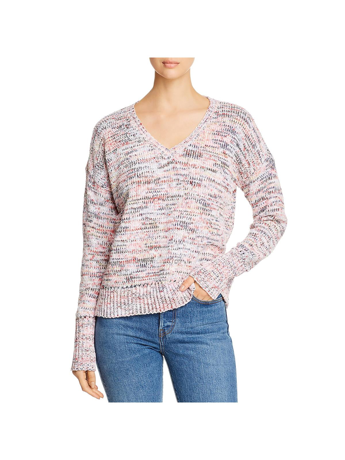 Cobama Womens Soft Chic Slim Fit Knit V Neck Shirt Top Sweater Shirts