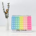 thumbnail image 5 of Calendario de escritorio 2022 con tapa antiestrés con burbujas, calendario de escritorio de 12 meses, enero de 2022 - diciembre de 2022, perfecto para el hogar o la oficina, de azul a rosa, 5 of 5