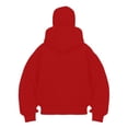 thumbnail image 5 of Nwiuh Girls Hoodie Trendy Cute Hooded Sweatshirt with Pocket Baggy Kids Pullover Winter 2026 Back to School Clothes Teens (Red, 8-9 Years), 5 of 8