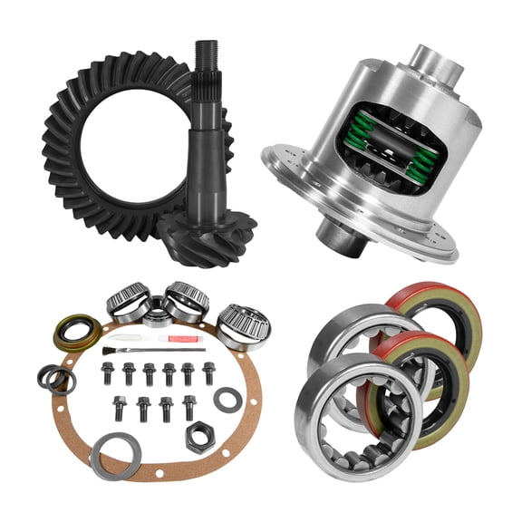 8.25" CHY 4.11 Rear Ring & Pinion, Install Kit, Posi, 1.618" ID Axle Bearings