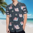 thumbnail image 5 of High Quality Hawaiian Shirts for Men Short Sleeve Aloha Beach Shirt Floral Summer Casual Button Down Shirts Blouses 3N24OC, 5 of 7