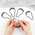 thumbnail image 3 of 2024, anillos de ducha de acero inoxidable (12 piezas negras), 3 of 4