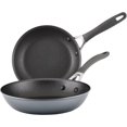 thumbnail image 1 of Circulon A1 Series with ScratchDefense Technology Nonstick Induction Frying Pans/Skillet Set, 8.5 Inch and 10 Inch - Graphite, Skillet Set (8.5" & 10"), 1 of 8