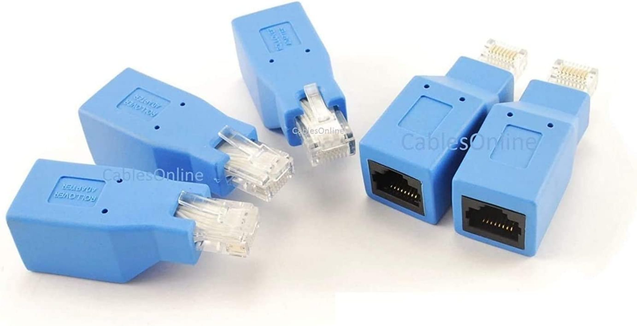 5Pack Console Rollover Adapter for RJ45 Network
