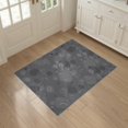 thumbnail image 3 of ODIKA 3'x5' Grey Charcoal Geometric Design Washable Accent Rug Abstract Shapes with Modern Flair for Bedside, Nursery Room, Pet Friendly & Non-Shedding, 3 of 7