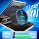 thumbnail image 2 of Cargador de Coche Stuffcool 90W PD Doble USB-C y USB-A Carga Rápida, 2 of 9
