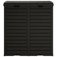 thumbnail image 5 of vidaXL Outdoor Garbage Bin Black 30.7"x16.1"x33.9" Polypropylene, 5 of 9