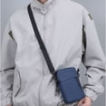 thumbnail image 5 of Hfnxid Small Messenger Bag for Men Work Crossbody Shoulder Bags Crossover Purses and Handbags Solid Color Mini Cross Body Satchel Bag, 5 of 9