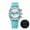 AD2529 Light Blue Band, variant on ADDIESDIVE Men's Watch, Stylish Panda Dial Chronograph Watch VK64 Movement 316L Stainless Steel 100M Water Resistant Dive Watch Luminous Analog Quartz Watch for Men