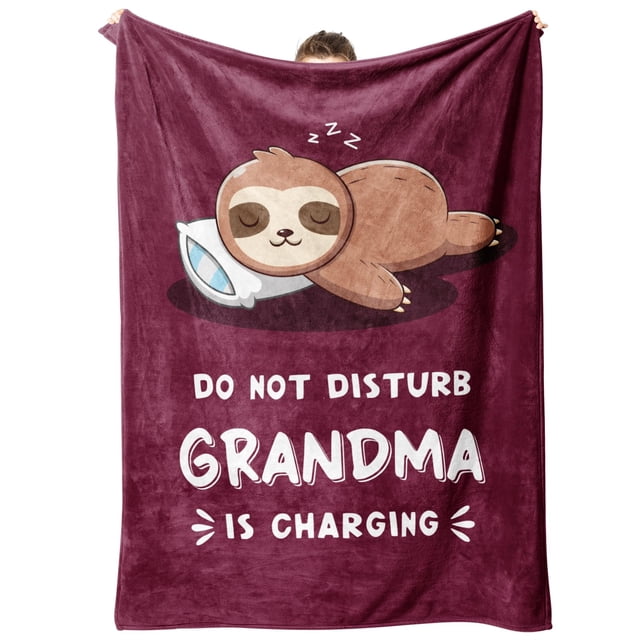 Manta Leebbsin Regalos Divertidos para Abuela 60x80 cm Súper Suave