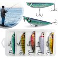 thumbnail image 2 of Swimming Bait for Freshwater Saltwater Lightweight Colorful Artificial Bait for Bass Trout, 2 of 5