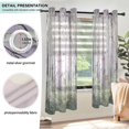 thumbnail image 3 of Yayeee Window Curtains Light Filtering 63"x52" Grommet Panel Pair Home Living Room Decor, Purple Deer, 3 of 7