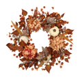 thumbnail image 1 of Corona de Otoño BLESIY 18 Pulgadas Flores de Otoño Hojas Mixtas, 1 of 8