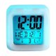 thumbnail image 1 of Reloj despertador digital LED en forma de cubo con luz que cambia de color, 1 of 5