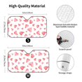 thumbnail image 3 of Disketp Windshield Sun Shade, Car Sun Shade For Front Window Pink Hearts Sunshades Sun Visor Protector Blocks Uv Rays Foldable, 3 of 9