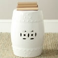 thumbnail image 2 of Safavieh Modern Ming Ceramic Garden Stool in White, 2 of 2
