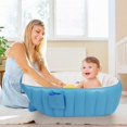 thumbnail image 5 of Bañera inflable Baby Shower Bañera para niños pequeños con inflador y tapa de boca para bebés, recién nacidos, niños pequeños, niños y niñas TUNC Sencillez, 5 of 5