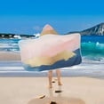 thumbnail image 2 of Yayeee Kids Hooded Towels Toddler Soft Absorbent Beach Bathing Wrap 50" x 23.5", Abstract Painting, 2 of 5