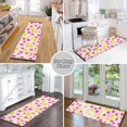 thumbnail image 6 of Yayeee Runner Rug for Bedroom 2'x6' Machine Washable Hallway Non Slip Mat, Beige Stars, 6 of 8