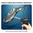 thumbnail image 5 of predolo Tiburón a Control Remoto Diseño Realista Tiburón de Juguete Teledirigido Batería Recargable Animal Acuático Teledirigido para Agua para Piscina, 5 of 5