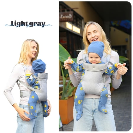 Baby Carrier Newborn to Toddler - Newborn Carrier, 3 Ergonomic Positions (Front in/Front Out/Back), “M”-Position Baby Carriers with Adjustable Seat (7-35 lbs)
