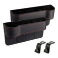 thumbnail image 3 of Paquete de 2 rellenos para huecos de asientos delanteros de coche, organizador de huecos para asientos delanteros de coche con taza Negro, 3 of 9