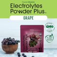 thumbnail image 3 of PowderVitamin Electrolytes Powder Plus (20 porciones) Electrolito en polvo de uva Keto sin calorías, 0 azúcar, sin maltodextrina, 1000 mg de potasio, 120 mg de calcio, 120 mg de magnesio, sal rosa del, 3 of 5
