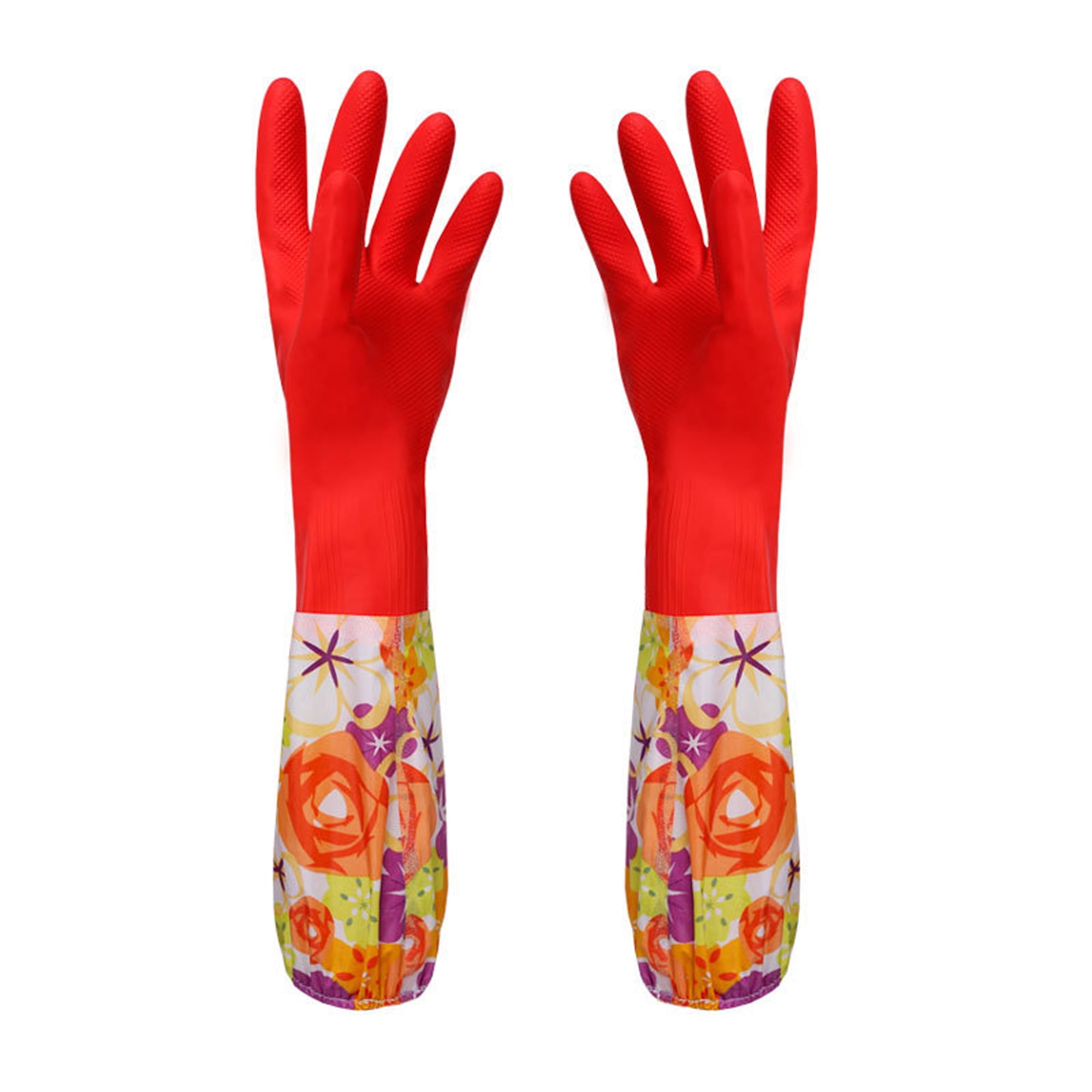 Silicone Cleaning Gloves Dish Washing Gloves Household Scrubber Rubber