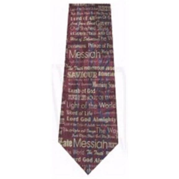 Swanson Christian Supply 166487 I Am Polyester Tie, Burgundy
