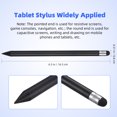 thumbnail image 2 of Nestingho Black Slim Digital Stylus Pen Capacitive Touchscreen Writing Tool for Phones Tablets, 2 of 8