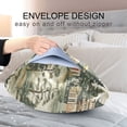 thumbnail image 4 of Yayeee Pillowcase Standard Size Set of 2 Satin Wrinkle Resistant Pillow Case, Green Mountain Pattern, 4 of 7