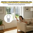 thumbnail image 5 of GJX ABS Home Security, Easily Hangs on Door Knobs Or Windows, Seamless and Immediate Window Alarms, For Tool-Free Easy Installation 0.27 x 0.07 x 5.47 in Motion Sensor, White, 5 of 7