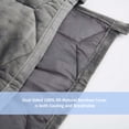 thumbnail image 5 of Irvine Home Collection Bamboo Weighted Blanket, 60x80 Full/Queen/King Size 15lbs, 7 Layer Design, 100% Natural Bamboo Cotton with Premium Glass Beads, Breathable and Cooling Bamboo, 5 of 7