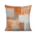 thumbnail image 2 of Set of 2 Orange Abstract Pillow Covers 18x18 Modern Rust Art Painting Decorative Throw Pillowcases for Couch Bed Living Room Outdoor Car Home, 2 of 7