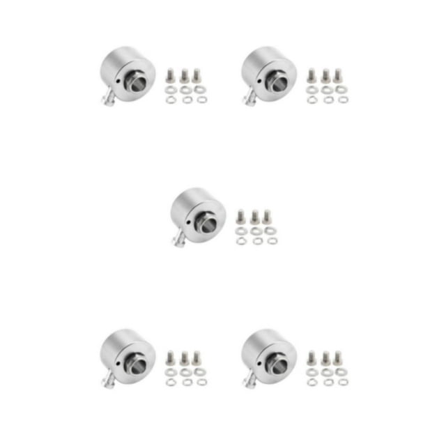 relayinert Sturdy And Durable Quick Release Hub For Steering Wheel With Button silver 56*46*35mm 5Set
